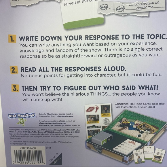 NEW THINGS Schitts Creek Edition Game Ages 14-Adult - Picture 5 of 5